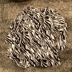 Another zebra print shirt